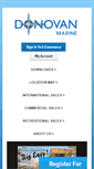 Mobile Screenshot of donovanmarineparts.com